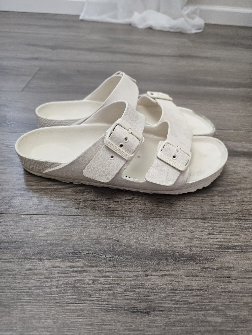 Birkenstock Big Buckle Sandals White Size 39